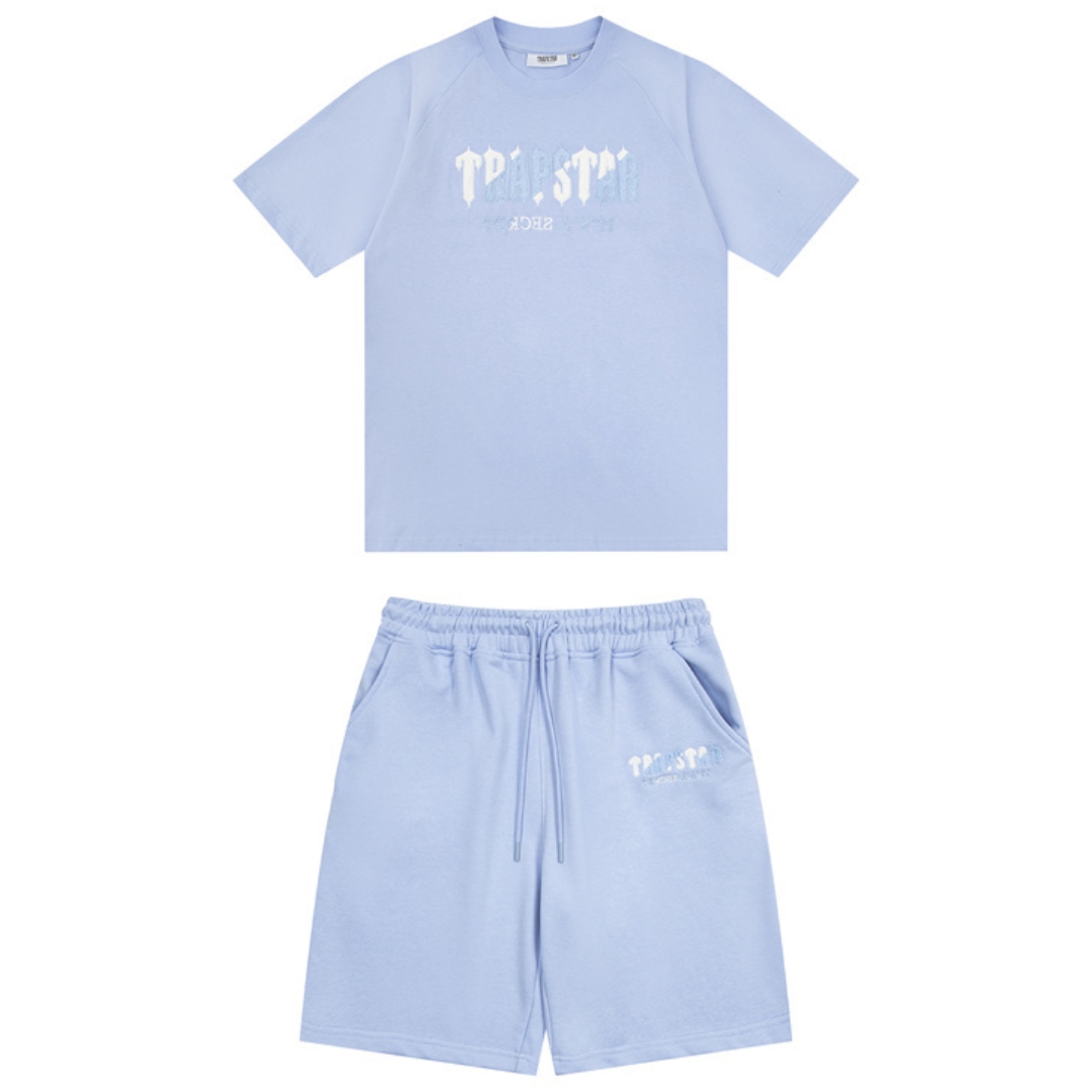 CONJUNTO CORTO TRAPSTAR «Light Blue» - Imagen 1