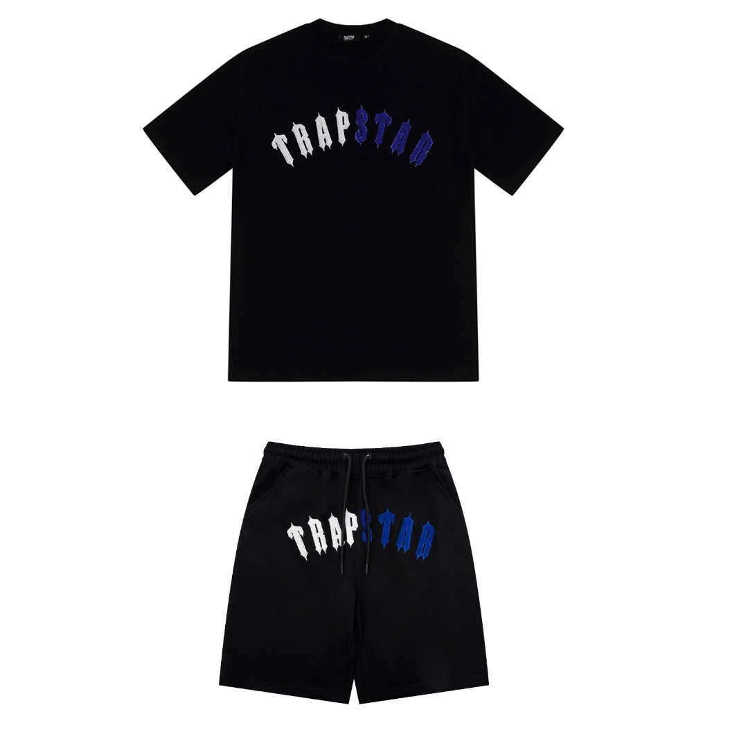 CONJUNTO CORTO TRAPSTAR «Black» - Imagen 1