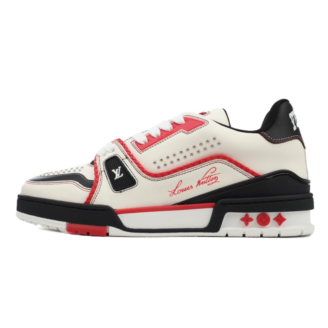 LOUIS VUITTON TRAINER «Red Black White» - Imagen 1