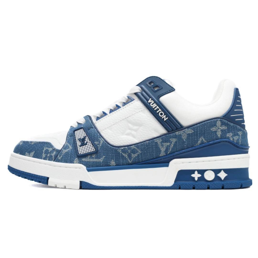 LOUIS VUITTON TRAINER «Blue White» - Imagen 1