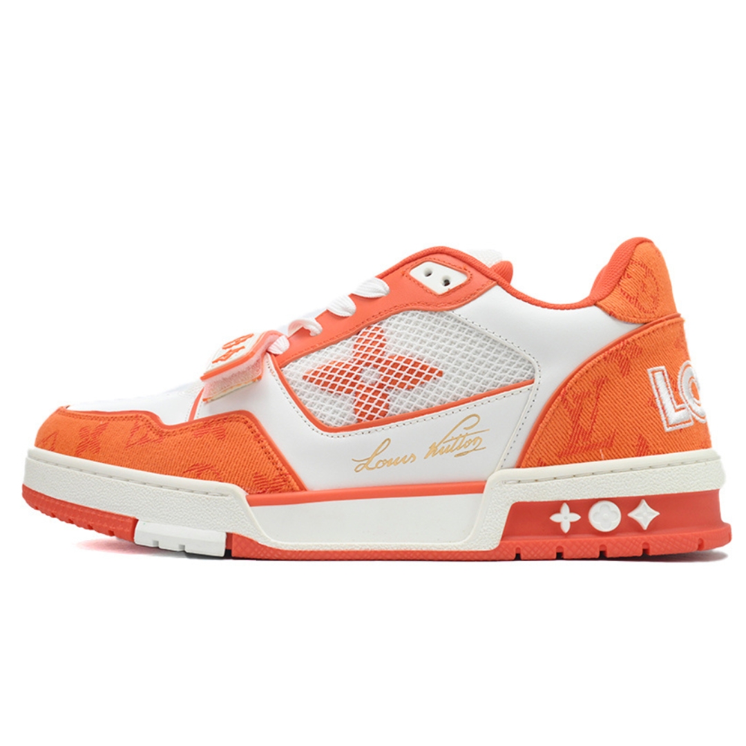 LOUIS VUITTON TRAINER «Orange White» - Imagen 1