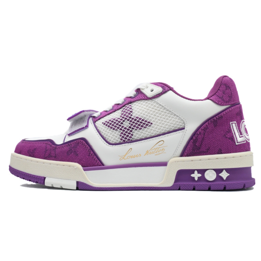 LOUIS VUITTON TRAINER «Purple White» - Imagen 1
