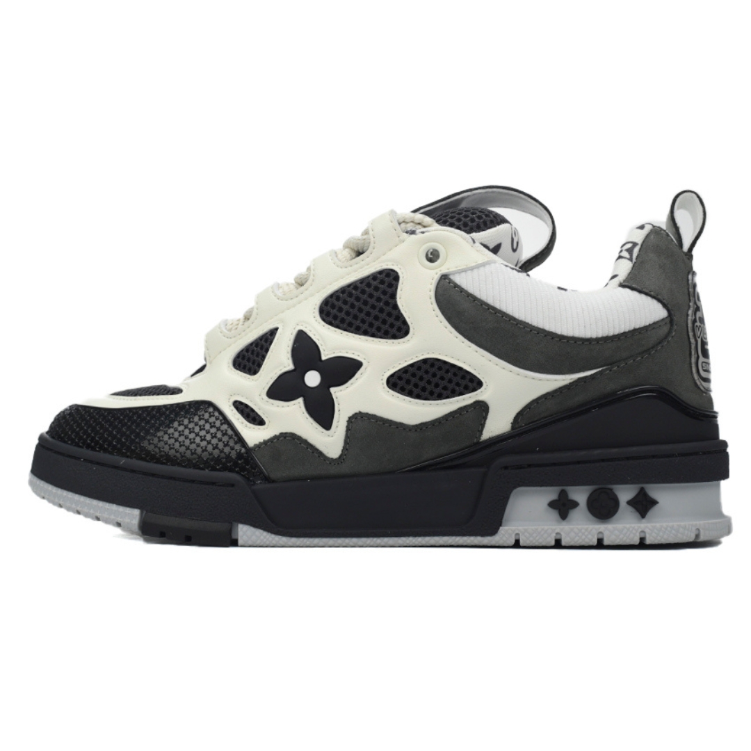 LOUIS VUITTON SKATE SNEAKER «Black White» - Imagen 1