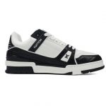 LOUIS VUITTON TRAINER «Black White Gold» - Imagen 2