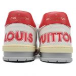 LOUIS VUITTON TRAINER «Red Beige White» - Imagen 3