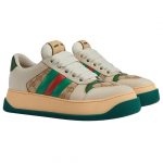 SNEAKERS SCREENER GUCCI «Cream White Green» - Imagen 5