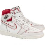 NIKE AIR JORDAN 1 RETRO HIGH «Cream Red» - Imagen 5