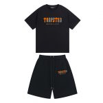 CONJUNTO CORTO TRAPSTAR «Black Orange Grey»
