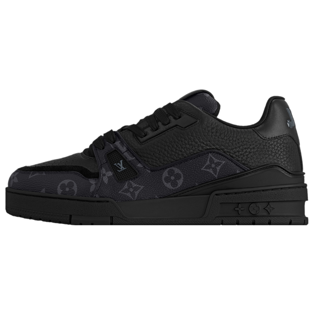 LOUIS VUITTON LV TRAINER «Black» - Imagen 1