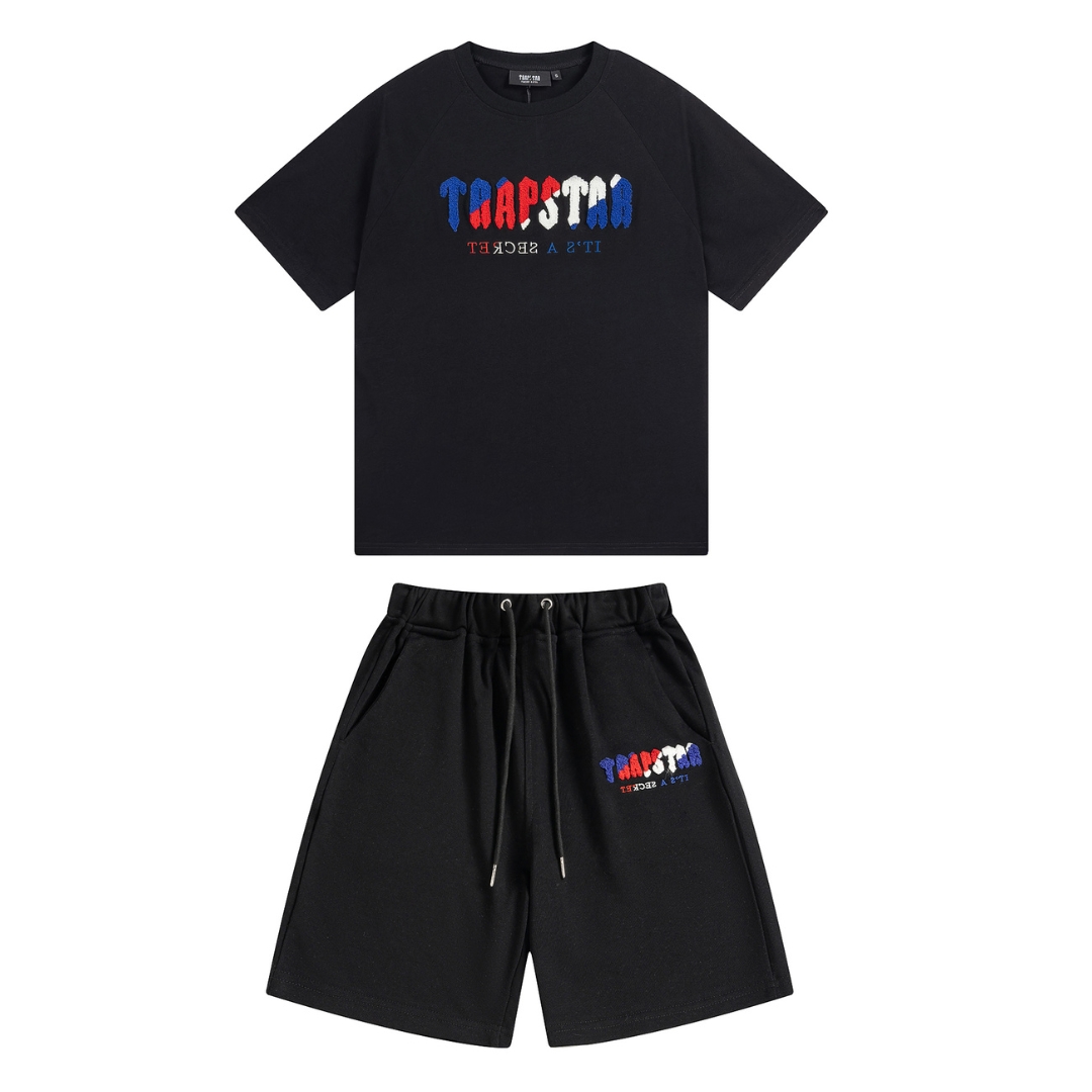 CONJUNTO CORTO TRAPSTAR « Black Blue White Red» - Imagen 1