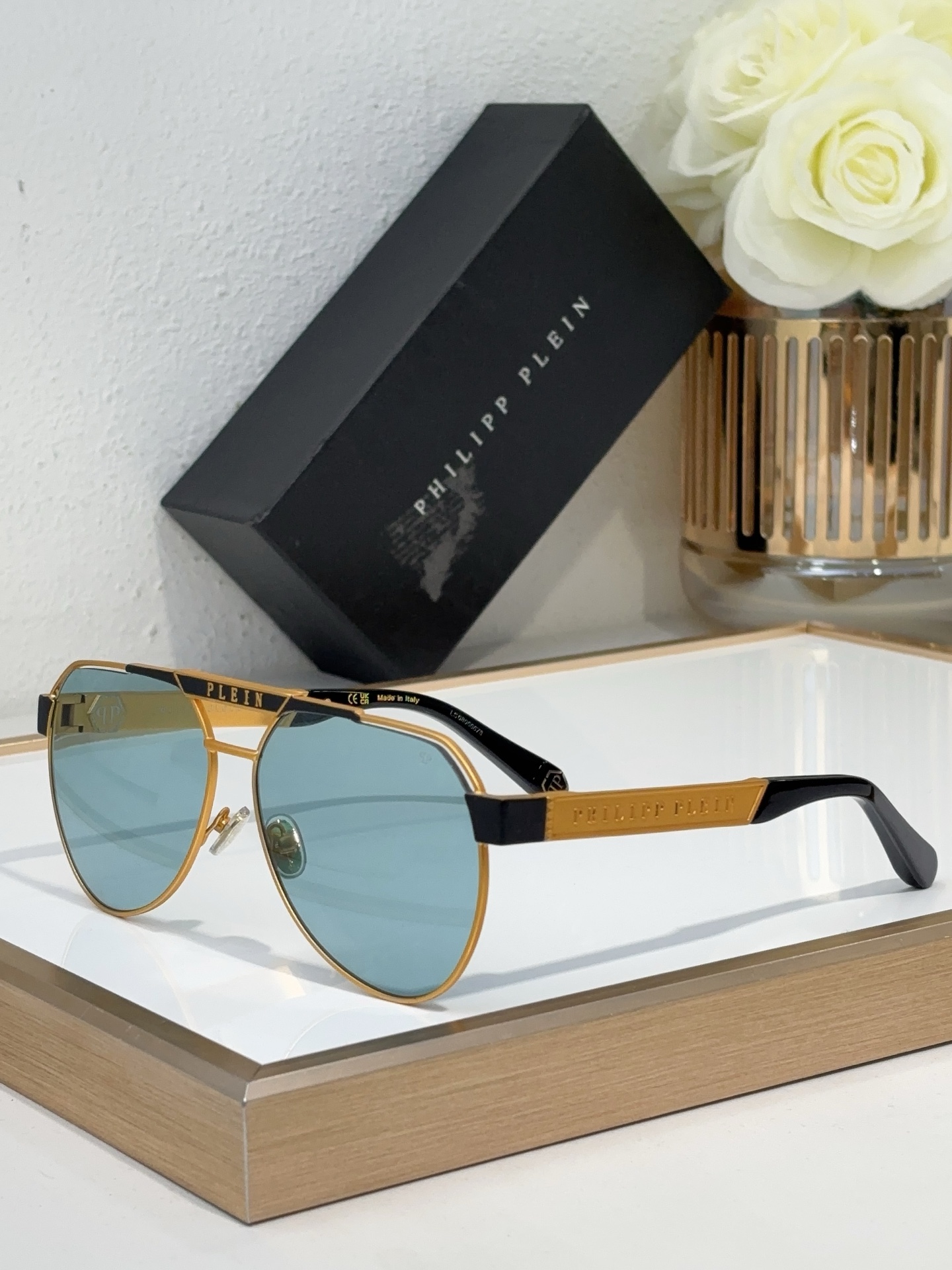 37cc94ea SINGLASSES PHILIPP PLEIN SPP073 SIZE:63口16-145 - Imagen 1