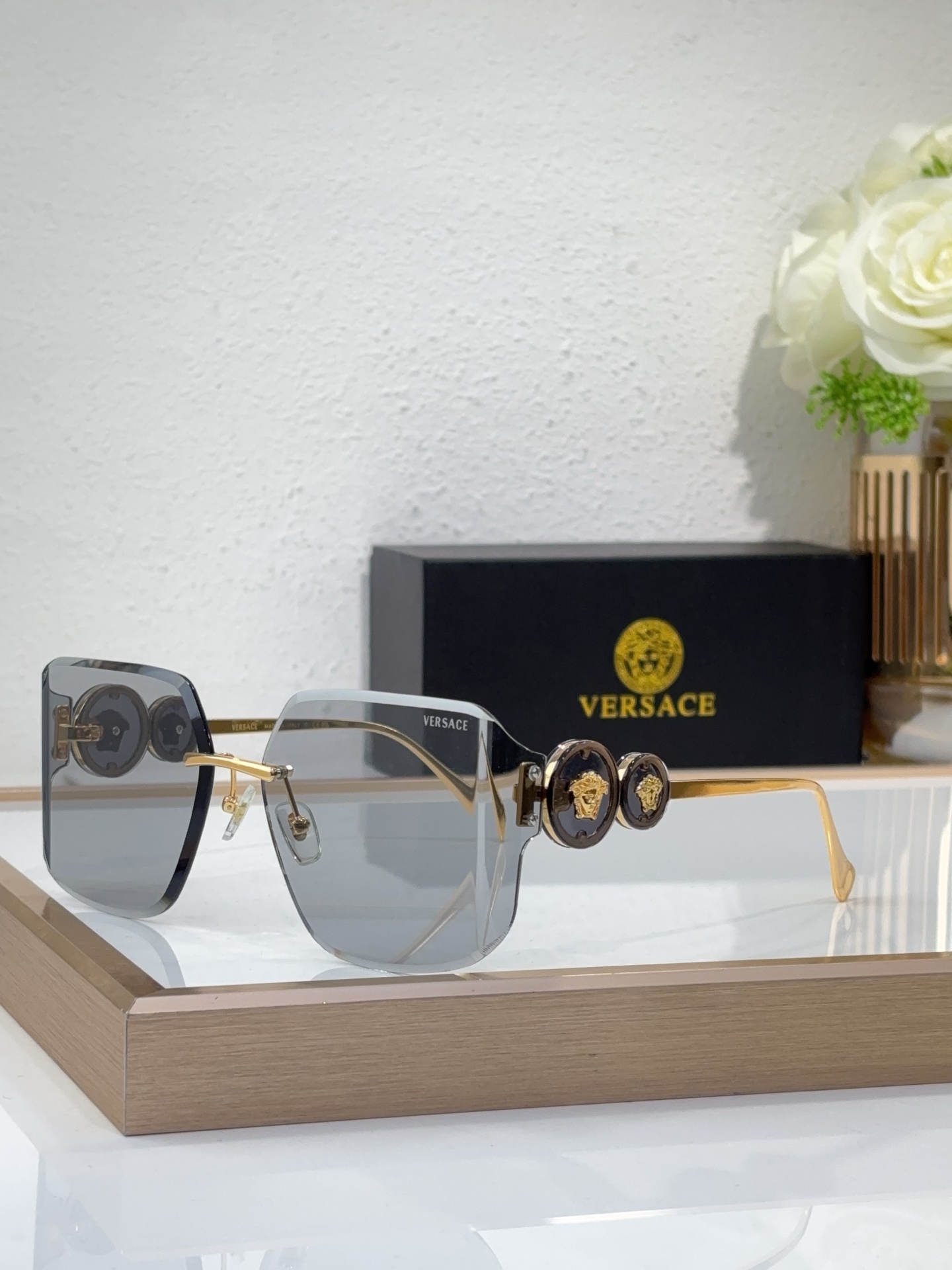 6743e090 SINGLASSES VERSACE VE6781 SIZE 65口17-145 - Imagen 1