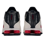 Nike Shox R4 Blanco rojo - Imagen 2