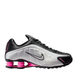 Nike Shox R4 Black Metallic Silver Pinksicle - Imagen 2