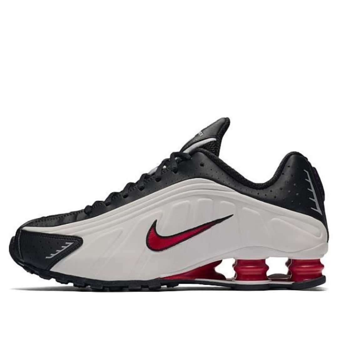 2 Nike Shox R4 Blanco rojo - Imagen 1