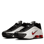 Nike Shox R4 Blanco rojo - Imagen 4