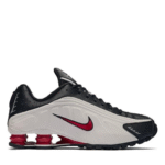Nike Shox R4 Blanco rojo - Imagen 5