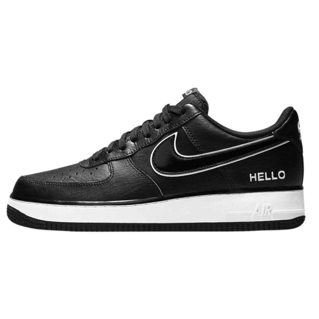 1-30.jpg AIR FORCE 1 "HELLO Black" - Imagen 1