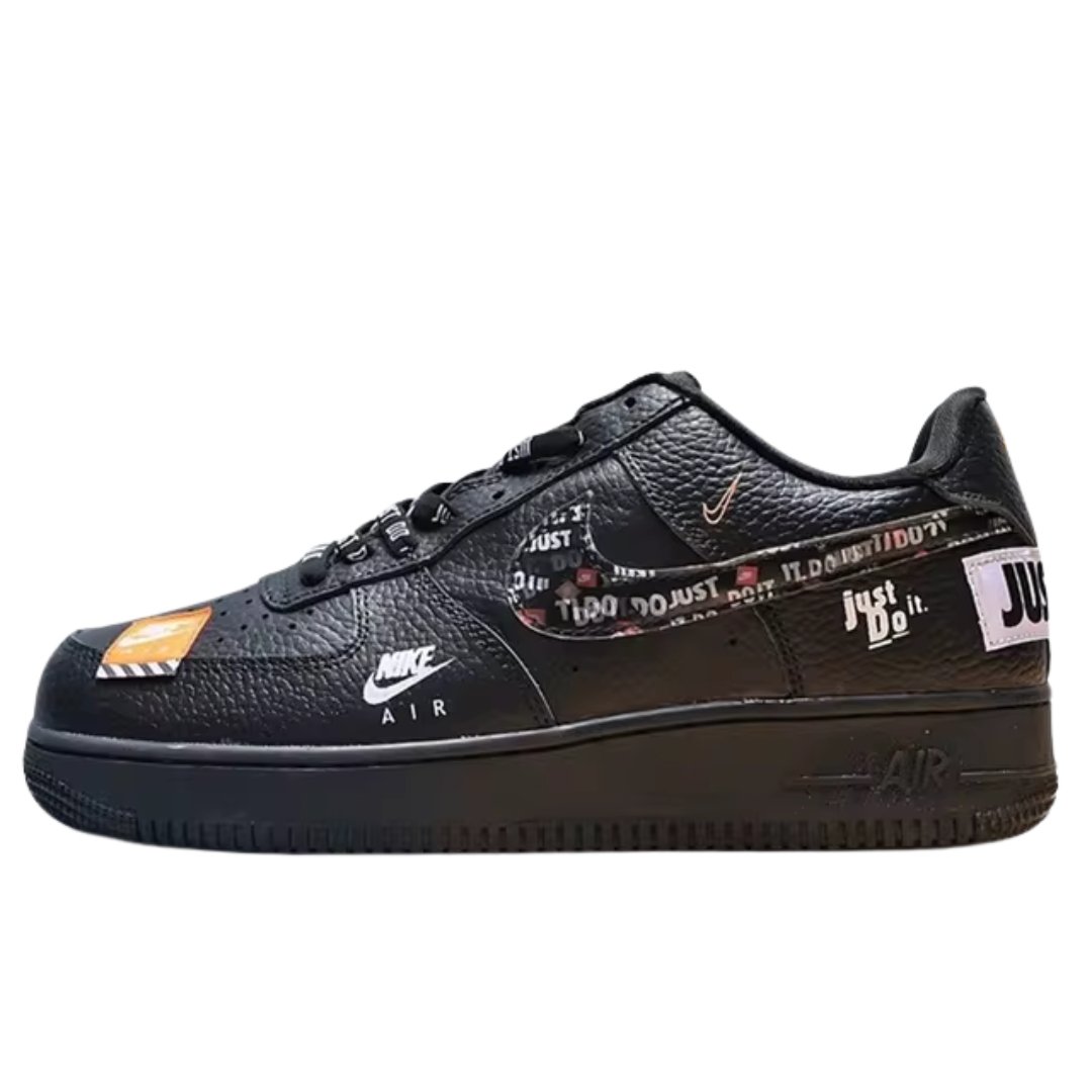 1-34.jpg AIR FORCE 1 "Just Do It Black" - Imagen 1