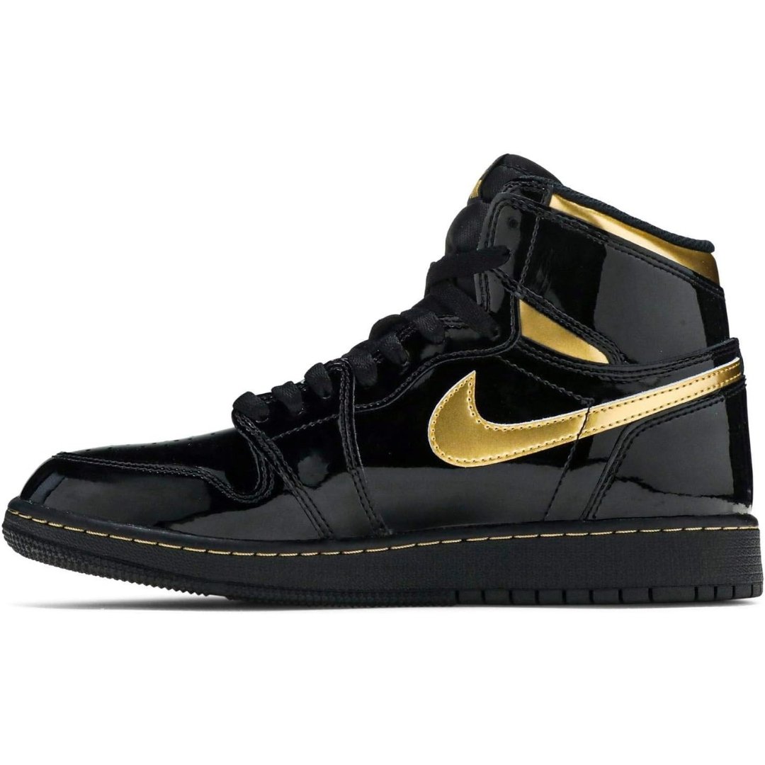 1-425.jpg AIR JORDAN 1 High "Black Metallic Gold" - Imagen 1