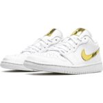 AIR JORDAN 1 Low "White Gold" - Imagen 4