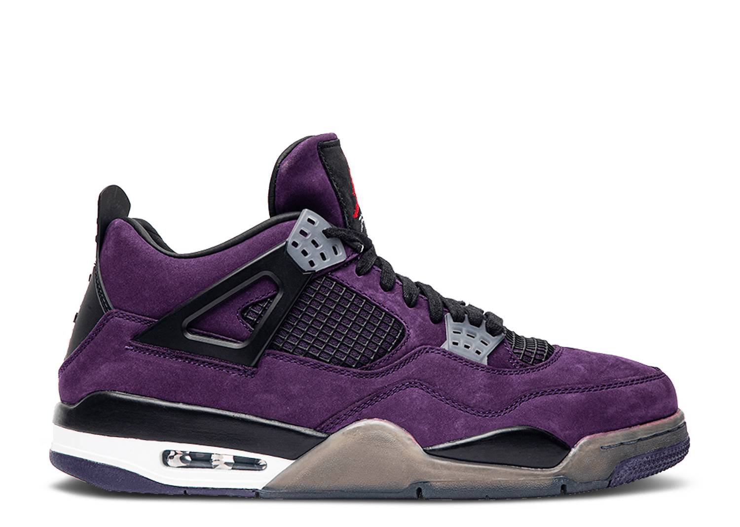 1_2d6d1c85-4e14-493c-a87a-fd84053f2e22.jpg JORDAN RETRO 4 x TRAVIS SCOTT "PURPLE SUEDE _ WHITE MIDSOLE" - Imagen 1