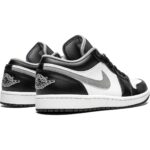 AIR JORDAN 1 Low "Black White Silver" - Imagen 5