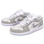 AIR JORDAN 1 Low "Inkjet Summite White Grey" - Imagen 3