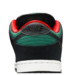 SB DUNK Low "Black and green" - Imagen 3