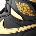 AIR JORDAN 1 High "Black Metallic Gold" - Imagen 3