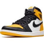 AIR JORDAN 1 High "Black Yellow" - Imagen 2
