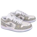 AIR JORDAN 1 Low "Inkjet Summite White Grey" - Imagen 4