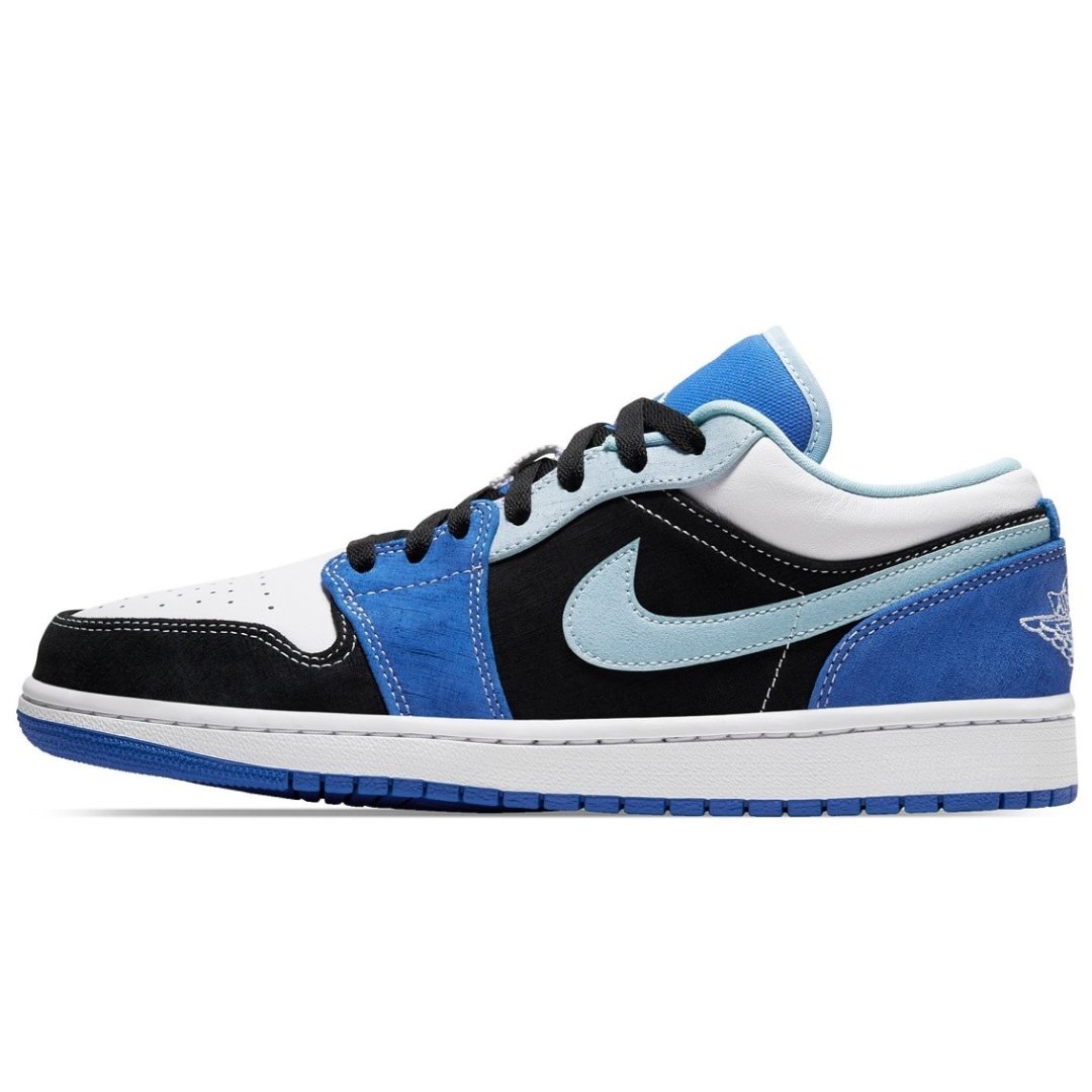 3-516.jpg AIR JORDAN 1 Low "White Black Blue" - Imagen 1