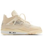 AIR JORDAN RETRO 4 "x Off White Sail" - Imagen 3