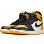 AIR JORDAN 1 High "Black Yellow" - Imagen 4