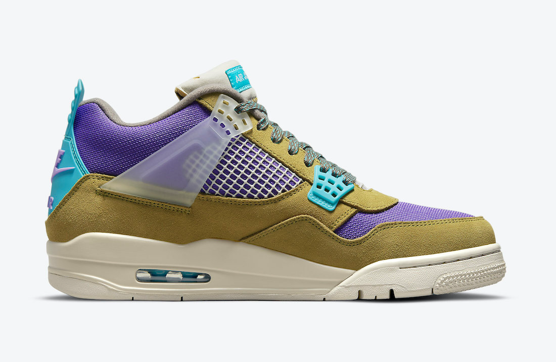 44591077.png JORDAN RETRO 4 "Union Desert Moss" - Imagen 1