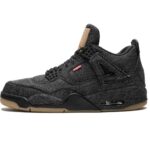 AIR JORDAN RETRO 4 " Levi's Black"