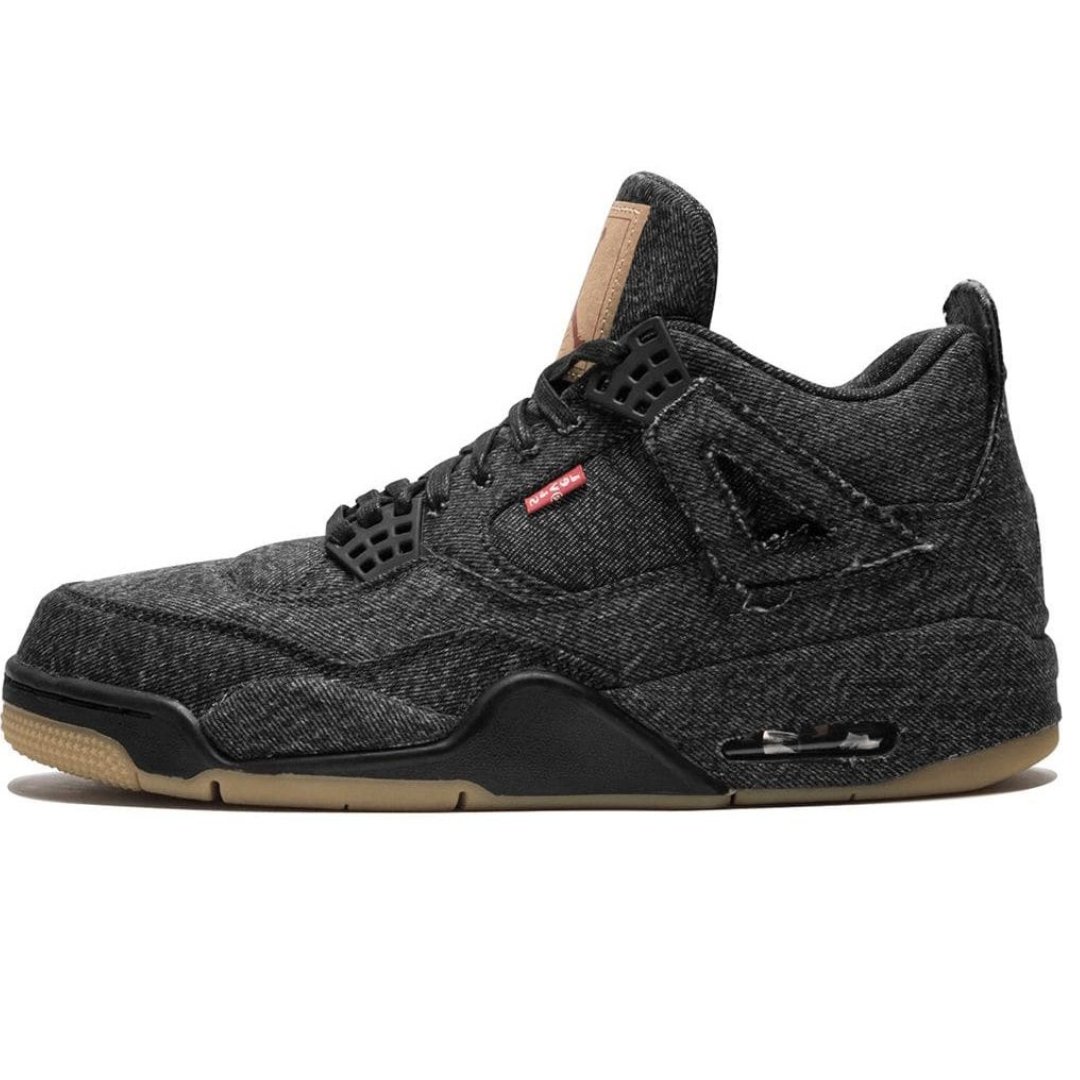 5-367.jpg AIR JORDAN RETRO 4 " Levi's Black" - Imagen 1