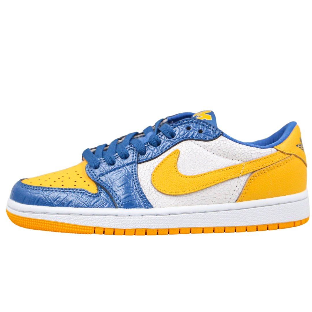 6-133.jpg AIR JORDAN 1 Low "Michigan PE Jade Beige Full Grain" - Imagen 1