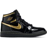 AIR JORDAN 1 High "Black Metallic Gold" - Imagen 7