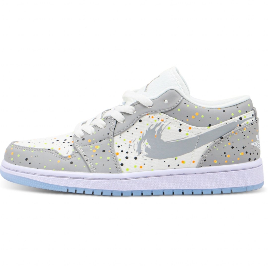 Diseno-sin-titulo-1-8.jpg AIR JORDAN 1 Low "Inkjet Summite White Grey" - Imagen 1