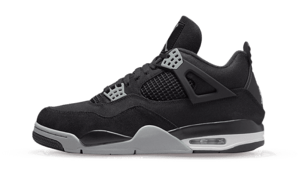 JORDAN  RETRO 4 "Black Canvas"