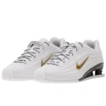 Shox Z White/ Varsity Red-Metallic Gold - Imagen 2