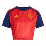 CAMISETA CROP MUJER ESPAÑA LOCAL 25/26