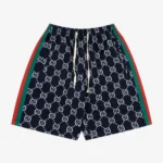 Shorts GC Monogram Stripe Navy GC056
