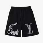 Shorts LV Script Embroidery