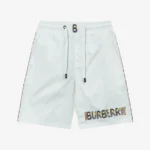 Shorts Check Trim Cotton