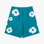 Shorts White Clouds Teal - Imagen 2