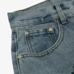 Shorts Cross Patch Denim - Imagen 4